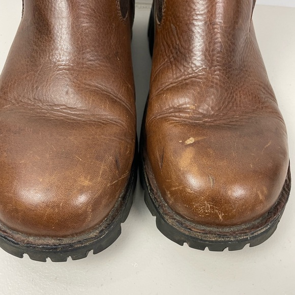 UGG Australia Beacon Sheepskin Lined Men's‎ Chestnut Brown Leather Boots - Picture 7 of 15